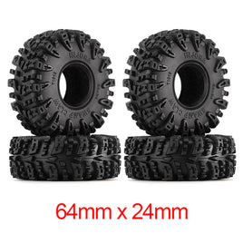 INJORA 1.0" Swamp Claw M/T Tires (64mm) (4)