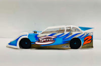 Sippel MLM26 LIL SLAYER Clear Light Weight Mini Late Model Body (.020)
