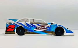 Sippel MLM26 LIL SLAYER Clear Mini Late Model Body (.030)