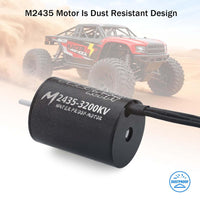 Surpass Hobby 2435 3200KV Brushless Motor High Speed Waterproof 2mm Shaft