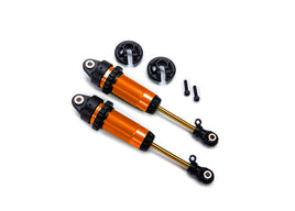 Traxxas GTR XX-Long Orange Anodized Shocks (2) (Rear)