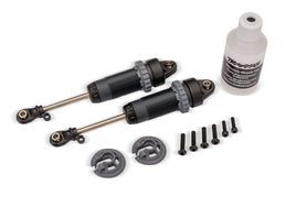 Traxxas GTR XX-Long Plastic Body Shocks (2) (Rear) Gray
