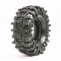 Sweep Triple-Lug Rock Crawler 1.9" Gold dot (SUPER SOFT) W/ inserts 2pcs tires set