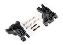 Traxxas 9050 Extreme Heavy Duty Rear Stub Axle Carriers, Black (for use with #9080 upgrade kit)