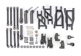 Traxxas Driveline Suspension Upgrade Kit, HD, Black (fits 2WD Rustler/Stampede)