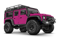 Traxxas TRX-4M 1/18 Electric Rock Crawler w/Land Rover Defender Body (Pink)