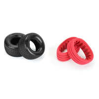 AKA 1/10 Array Clay Rear 1.7"/2.2" Dirt Oval Tires (2)
