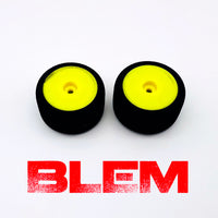*BLEM* HackFab Rear Foam Tire Pair for Losi Micro-T / Micro-B (2)