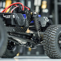 INJORA Universal LCG Chassis Kit for 1/18 TRX4M Upgrade (Carbon Fiber)