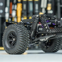 INJORA Universal LCG Chassis Kit for 1/18 TRX4M Upgrade (Carbon Fiber)