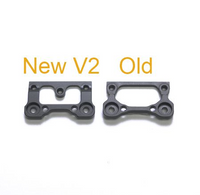 PN Racing Mini-Z V2 Alum Interchangeable Front Body Mount Base (Orange)