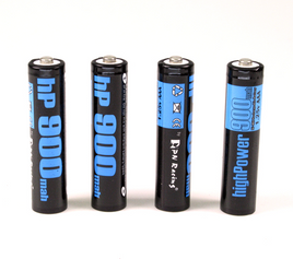 PN Racing High Power 900mah Ni-MH Rechargeable AAA Battery (4pcs)