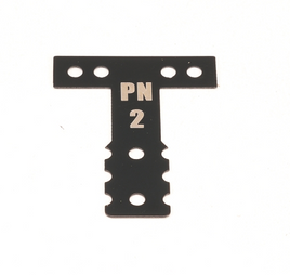 PN Racing Mini-Z MR03/MR04 MM Spring Steel T-Plate #2 (Black)