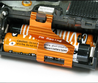 PN Racing Mini-Z MR03/MR04 V2 Alm Battery Cover Heatsink (Orange)