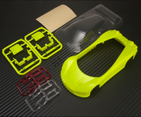 PN Racing Mini-Z Concept C9 ABS Car Body Kit Yellow