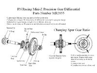 PN Racing Mini-Z 2WD V3 Precision Enclosed Gear Differential M0.5 43T
