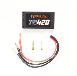 PN Racing V5 LiPo 2S 7.6V HV 420mah 60C Hardcase Battery (Charging Cable Included)