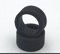 Marka V1 Mini-Z RCP Rubber Rear Radial Tire 15 degree medium 11mm (1 Pair)