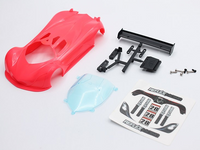 Reflex Racing 1/28 MF-1 ABS Plastic Body Set (Flourescent Red)