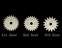 PN Racing Mini-Z V2 MR03/PNW2.5W Delrin Servo Gear Set