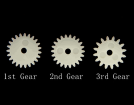 PN Racing Mini-Z V2 MR03/PNW2.5W Delrin Servo Gear Set