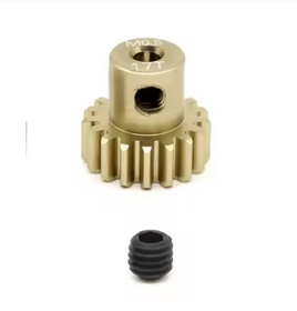HackFab Aluminum Mini Pinion Gear 2mm bore .5 Mod 17 teeth (17T)