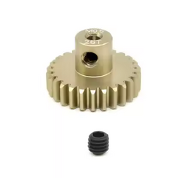 HackFab Aluminum Mini Pinion Gear 2mm bore .5 Mod 26 teeth (26T)