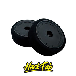 HackFab Foam 2.2" Front Tires for Losi 22S Sprint or 2WD Buggy (Black Wheels) (2)