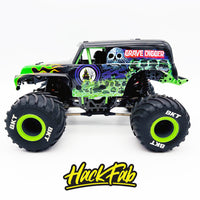 HackFab Carbon Fiber Chassis Plates for Losi Mini LMT (stock)