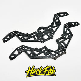 HackFab Carbon Fiber Chassis Plates for Losi Mini LMT (stock)