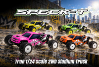 HobbyPlus SPECK-T 1/24 2WD Stadium Truck RTR - Brushed / Green