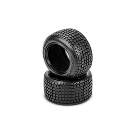 JConcepts 1/16 Dirt Trac Mini Rear 2WD Buggy Tires & Inserts, Green Compound (2)