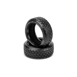 JConcepts 1/16 Dirt Trac Mini Front 2WD Buggy Tires & Inserts, Green Compound (2)