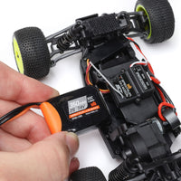 Losi 1/28 Micro-T 2S 2WD RTR Stadium Truck, Silver