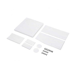 Losi Wing Panel Set, White: 22S Sprint