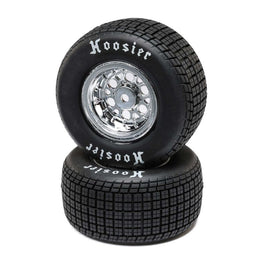 Losi Rear Tire Set, Mounted, Standard: 22S Sprint