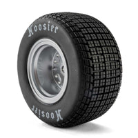 Losi Hoosier Tires, Soft, Mounted, Satin Aluminum, FR/RR (2): 22S DLM