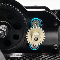 HackFab M2.5x6 Motor Screws with Aluminum Countersunk Washers (Black)
