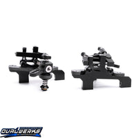 Ovalwerks Pan Car Carbon Front End (complete) (Rubber Tire)