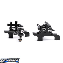 Ovalwerks Pan Car Carbon Front End (complete) (Rubber Tire)