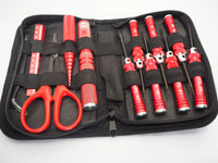 Silver Horse RC Master Tool Kit for Mini-Z and 1/28 scale (Red)