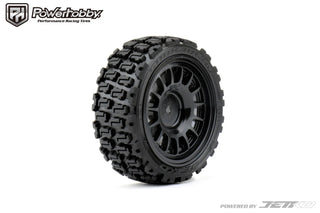 Powerhobby 1/10 Rally Car Couragia Mounted Tires Claw Wheels (4)