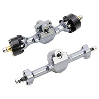 Powerhobby Axial SCX30 Front + Rear Aluminum Complete Axles Silver