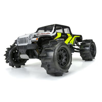 Pro-Line 1/10 Sand Paw HP BELTED F/R 2.8" MT Tires MTD 12/14mm Black Raid (2)