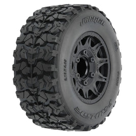 Pro-Line 1/10 Jaeger HP BELTED F/R 2.8" MT Tires MTD 12mm/14mm Black Raid (2)
