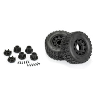 Pro-Line 1/10 Jaeger HP BELTED F/R 2.8" MT Tires MTD 12mm/14mm Black Raid (2)