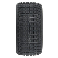 Pro-Line 1/12 Goodyear Eagle Dirt Tire F/R MTD Gray Wheels (4): Losi NASCAR