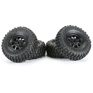 Pro-Line 1/30 BFG Krawler T/A KX Front/Rear Mounted Black Icon Nuevo (4) for Axial SCX30