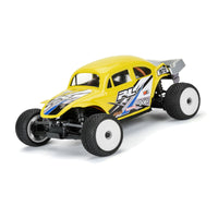 Pro-Line 1/28 Electron 2.0 T F/R Tires Mounted 7mm White (4): Micro-T