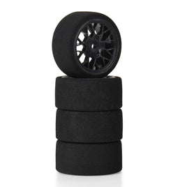 Pro-Line Fifty6 Foam Tire Mounted on Circuit Black Wheel 8mm Hex (4) NASCAR